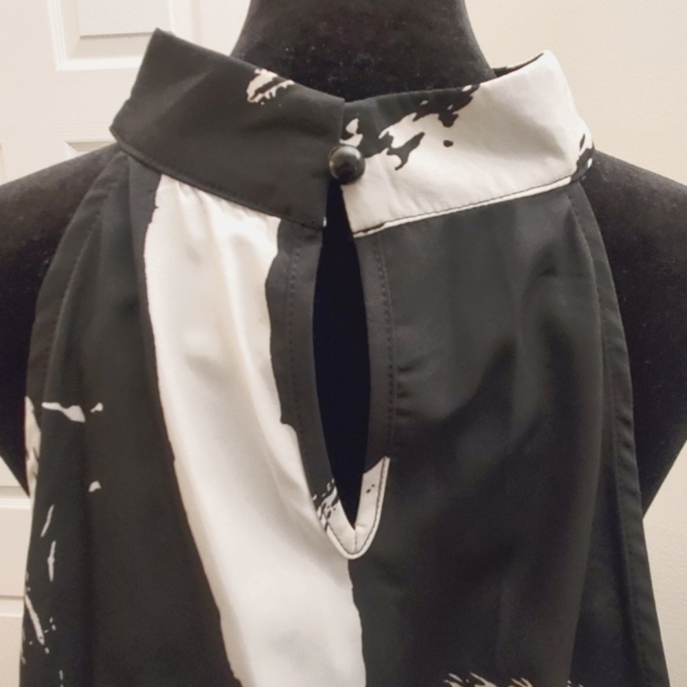 SHEIN VCAY Black and White Dress - Picture 4 of 7